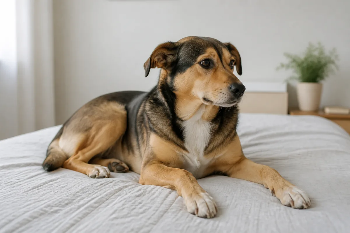 Cane a riposo osservato nel suo ambiente quotidiano